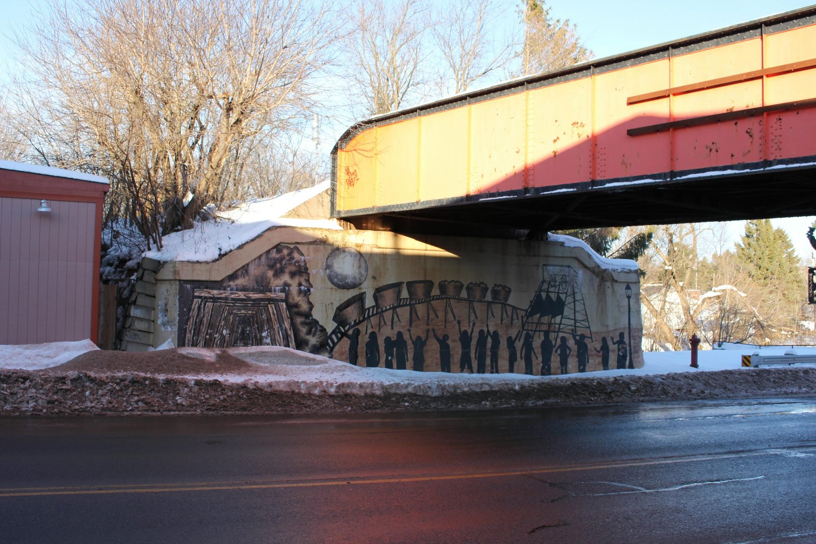 North abutment